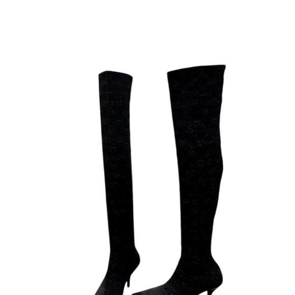 Beautiful knitted Over the knee boots with lurix NEW - Picture 3 of 13